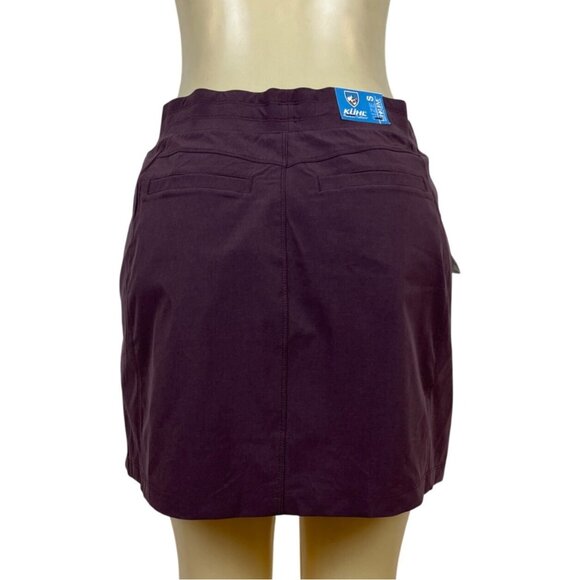 Kühl Womens Skort Plum Purple Outdoor Hiking Lightweight Stretchy Sz S - New - Picture 3 of 11